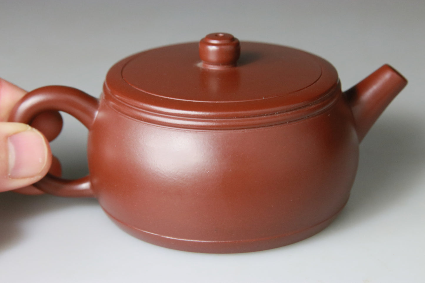 Théière en Argile de Yixing forme Tambour - 210 mL